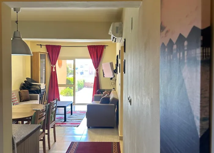 2 Bedroom Pool& Sea View Just Steps From The Sea Fanar De Luna Ain Sokhna Apartment