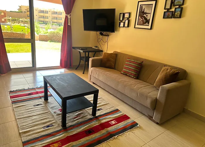 Apartment 2 Bedroom Pool& Sea View Just Steps From The Sea Fanar De Luna Ain Sokhna