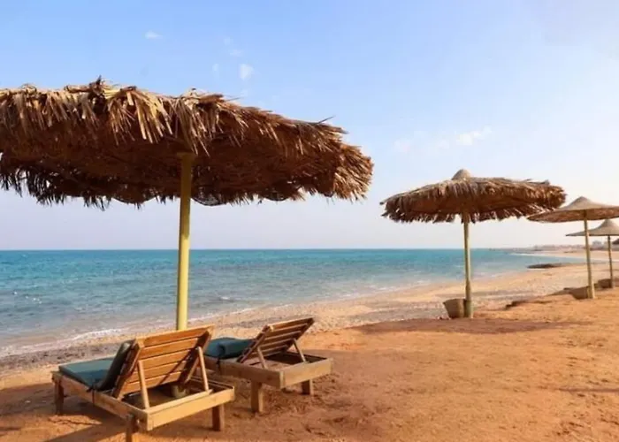 Apartment 2 Bedroom Pool& Sea View Just Steps From The Sea Fanar De Luna Ain Sokhna
