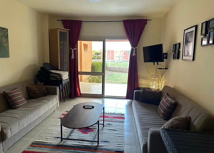 Apartment 2 Bedroom Pool& Sea View Just Steps From The Sea Fanar De Luna Ain Sokhna *